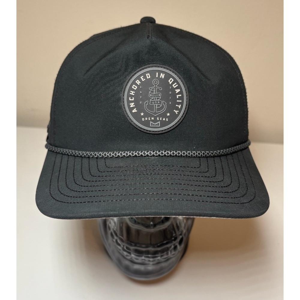 MELIN Black Snapback Hat